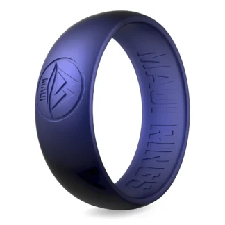 Adventure metal galaxy color silicone ring for men is ideal for stylish men for going on adventures and sport.