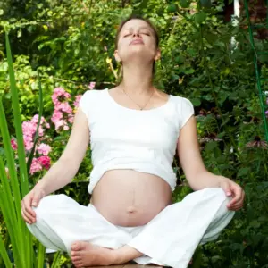 Relaxed pregnant women